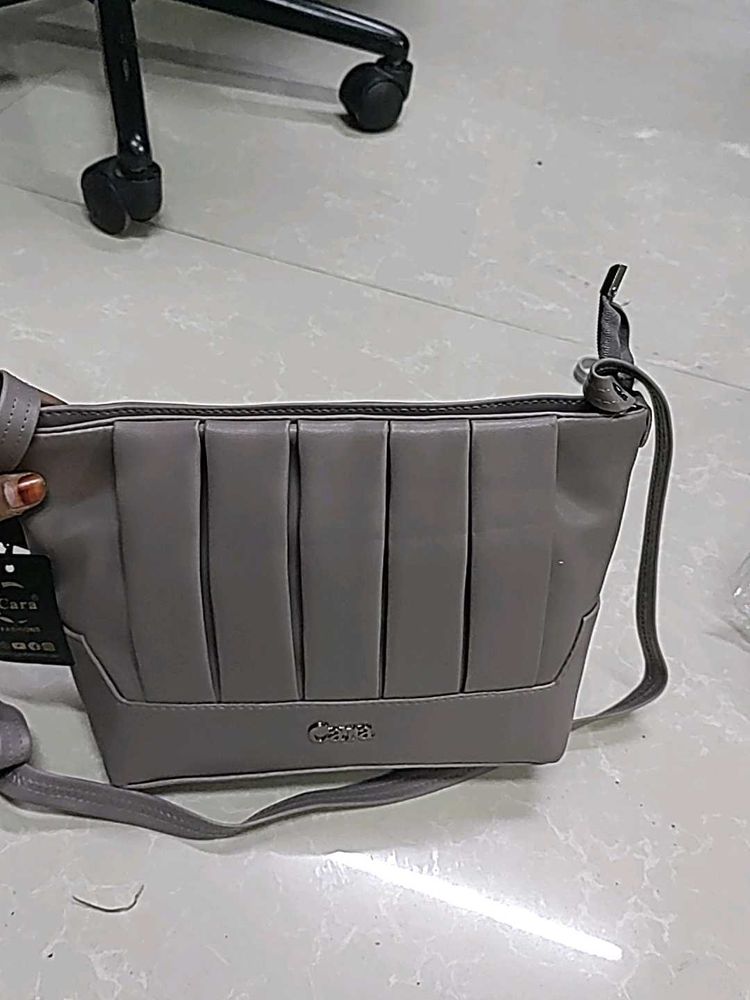 Stylish Grey Crossbody Bag