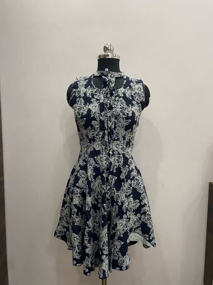 Floral Print Skater Dress