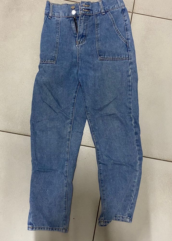 Urbanic Blue Denim Carpenter Jeans