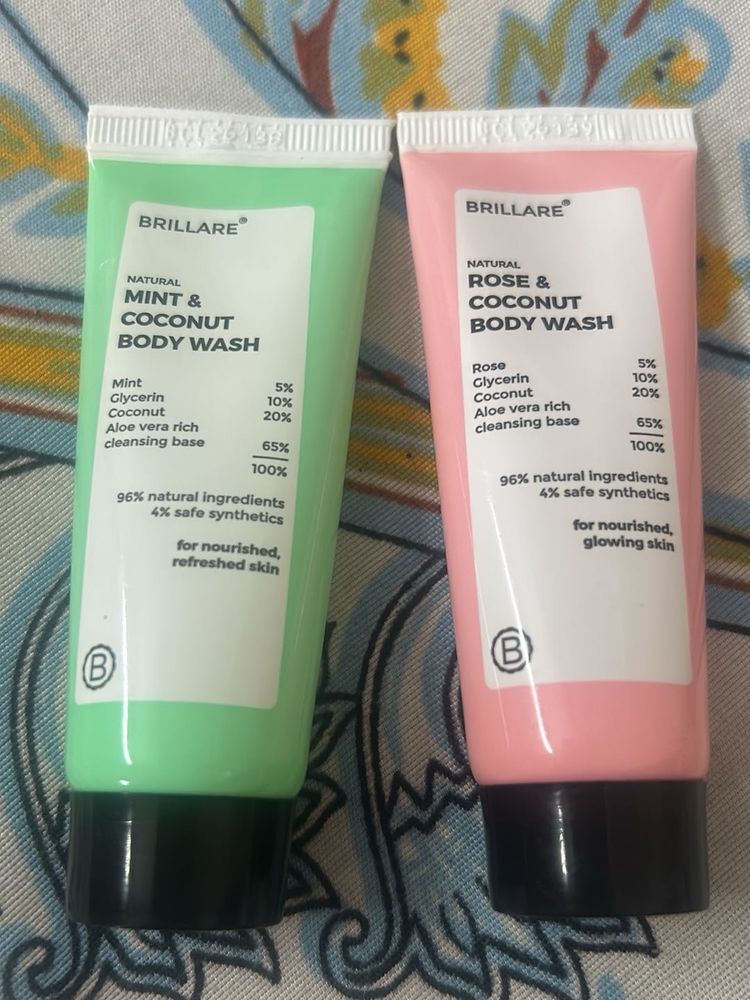 Brillare Natural Body Wash Set