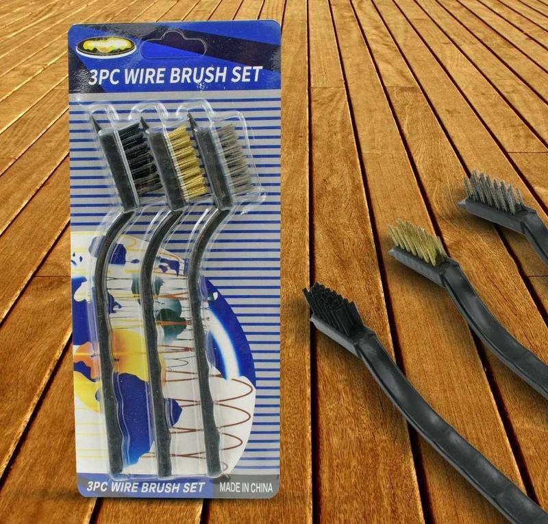 Mobile Pcb cleaning 3 Piece Wire Brush Set