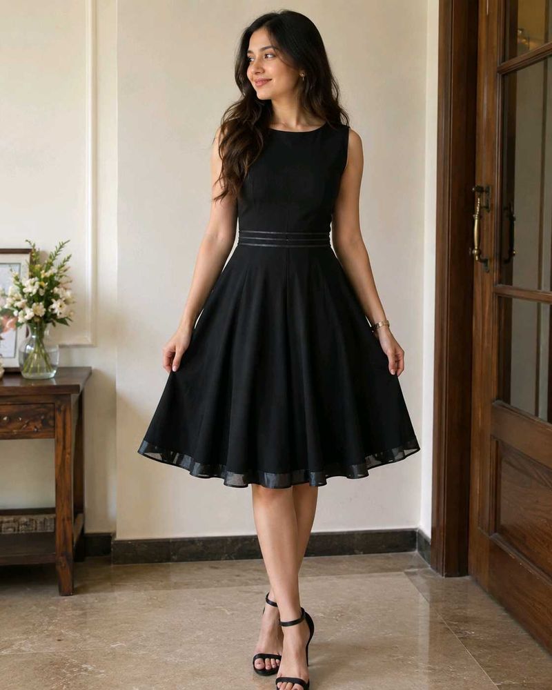 Black Sleeveless Dress