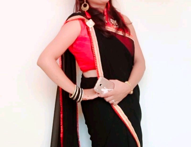 Balck Saree