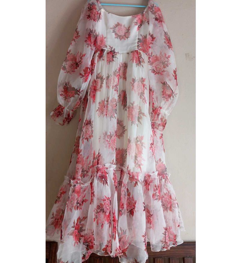Floral Print Maxi Dress