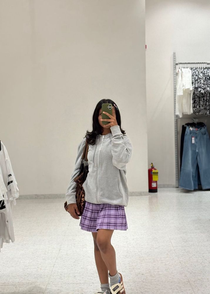 Cute Plaid Mini Skirt
