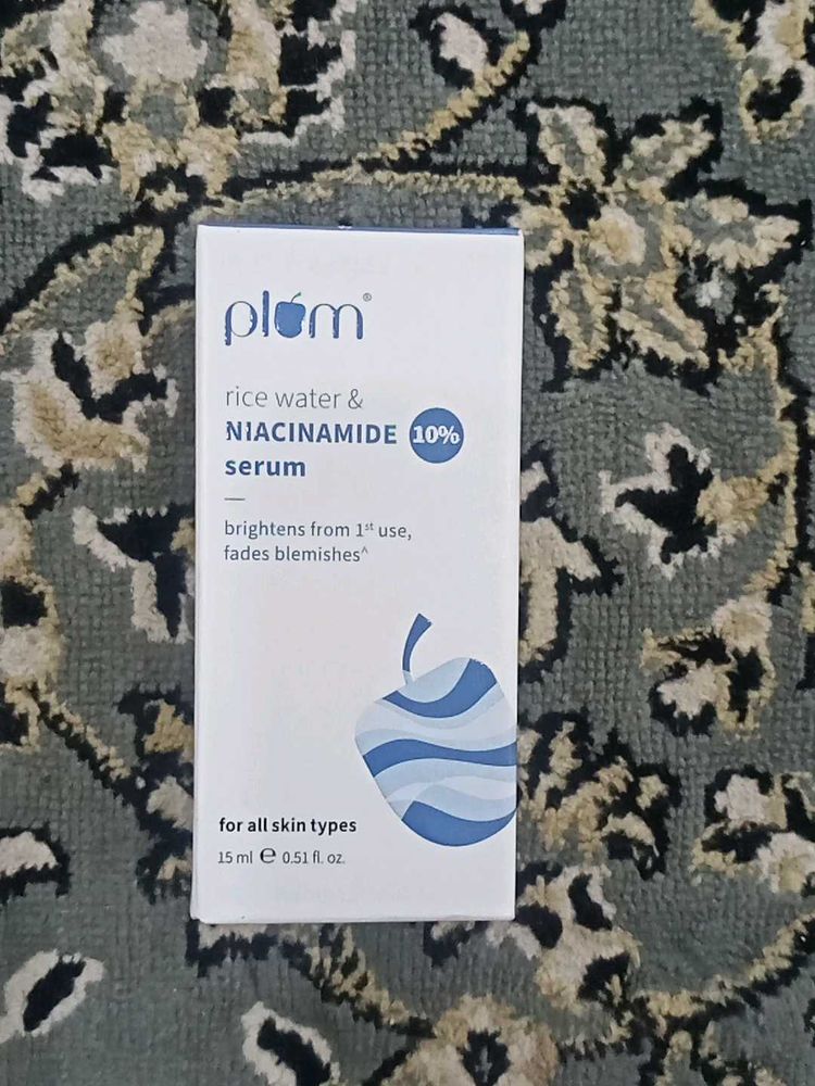 Plum Rice Water &amp; Niacinamide Serum
