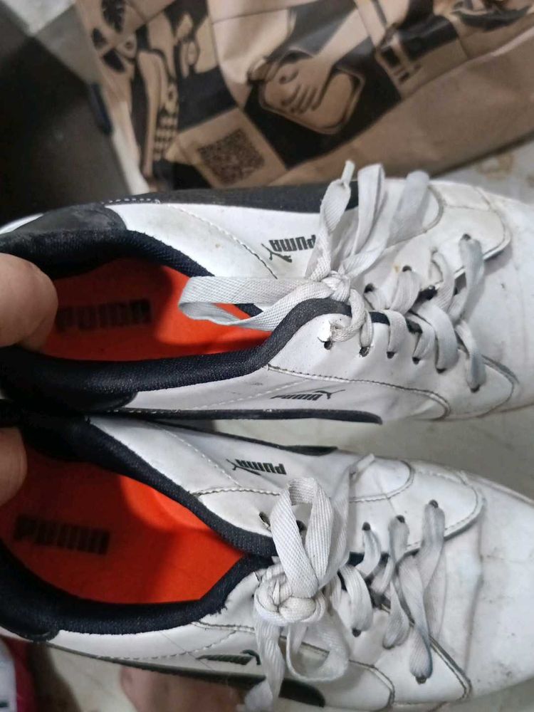 Puma White Casual Shoes