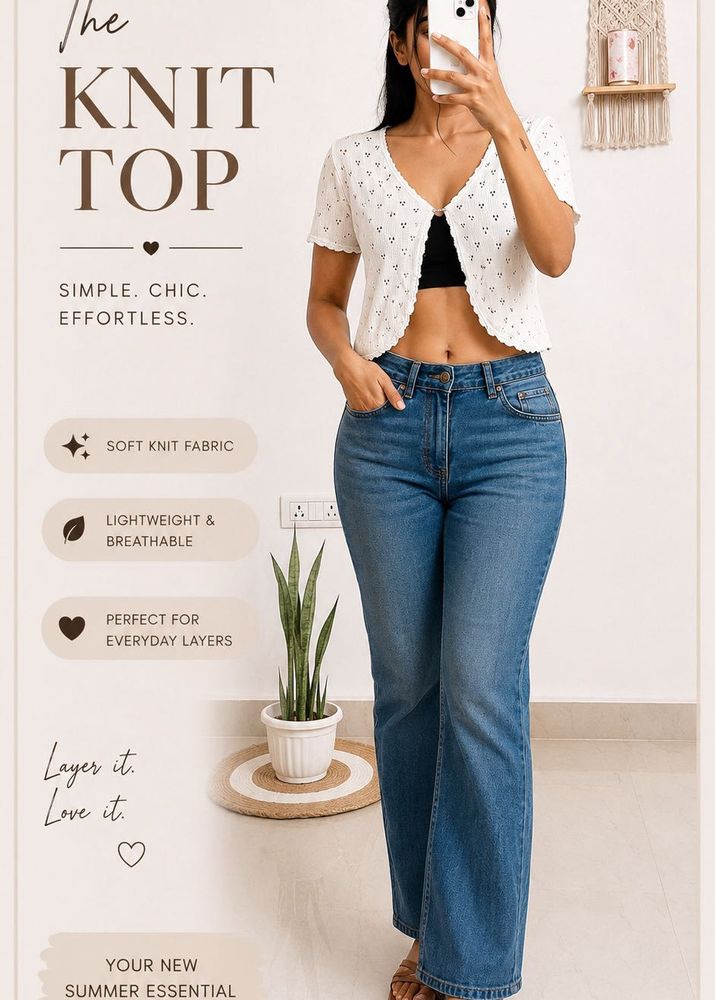 white top