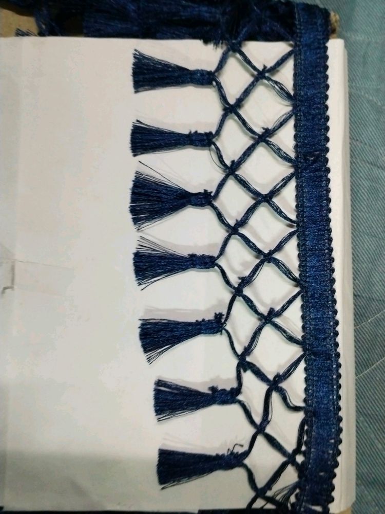 Navy 💙🔵💙 Blue Tassle Lace