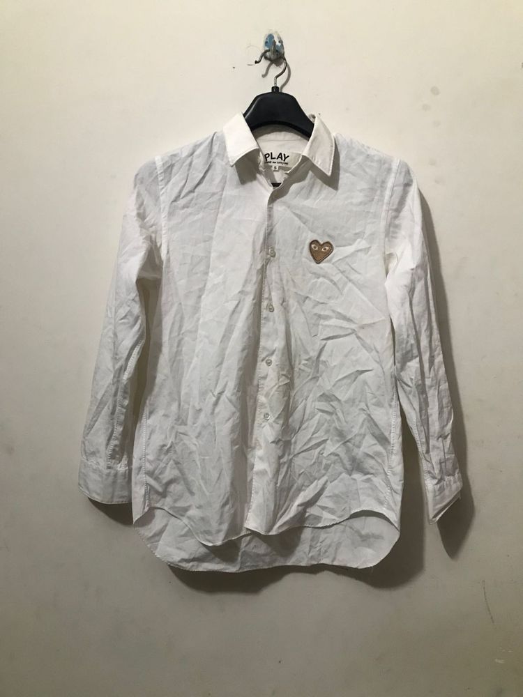 Comme Des Garcons PLAY White Shirt