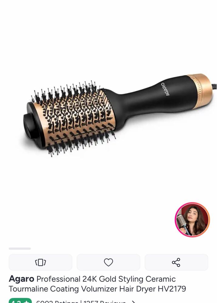 Agaro Professional Hair Dryer &amp; Volumizer