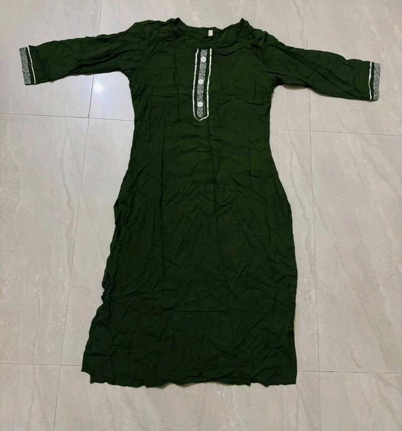 Stylish Green Kurta