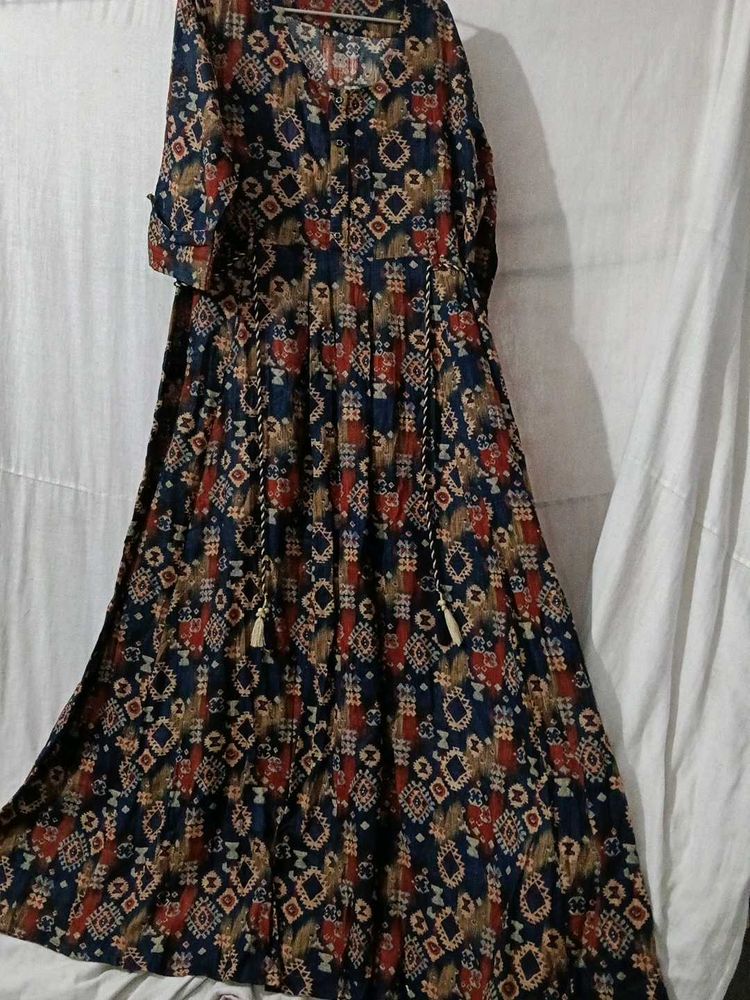 Bohemian Print Maxi Kurta