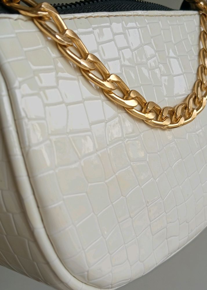 White Handbag