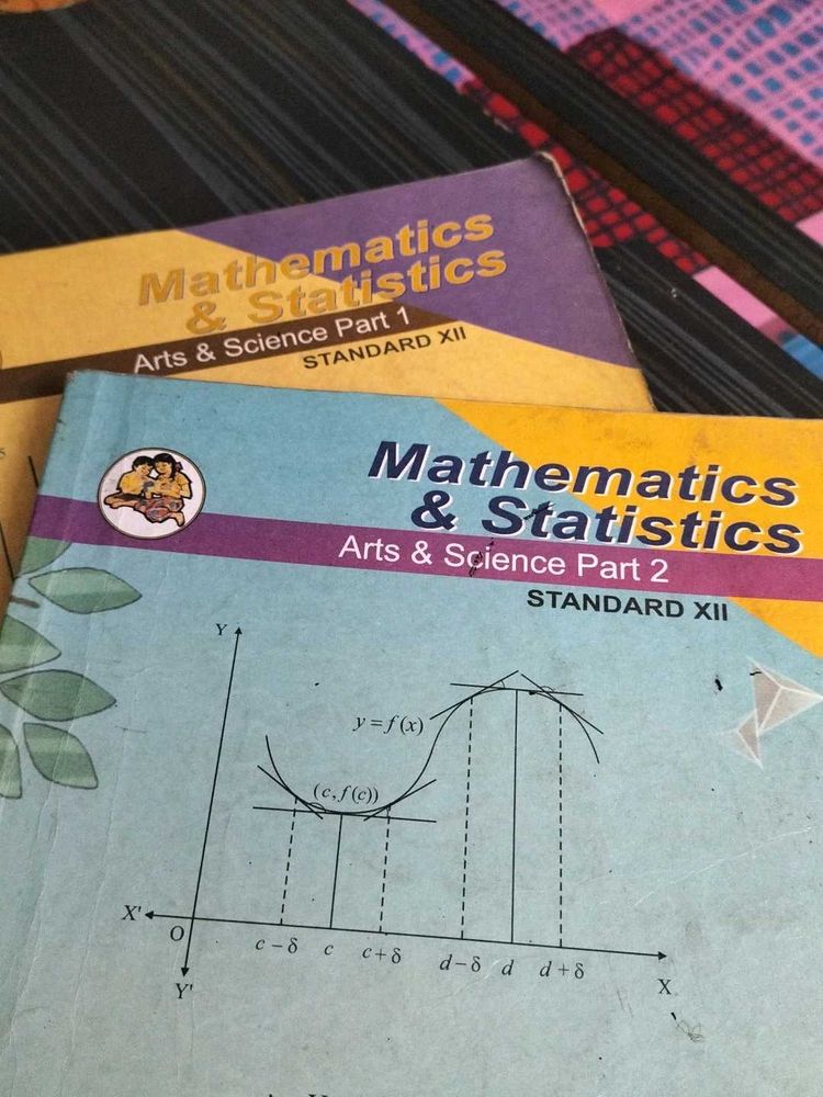 Mathematics &amp; Statistics Books Std XII