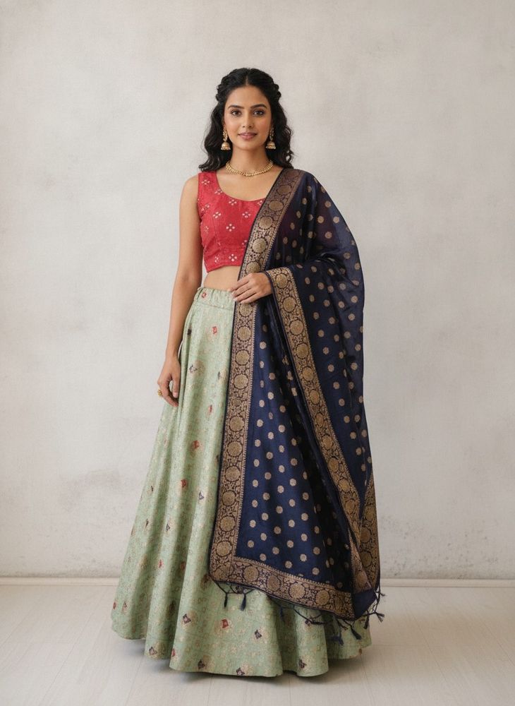 Embroidered Lehenga Choli Set