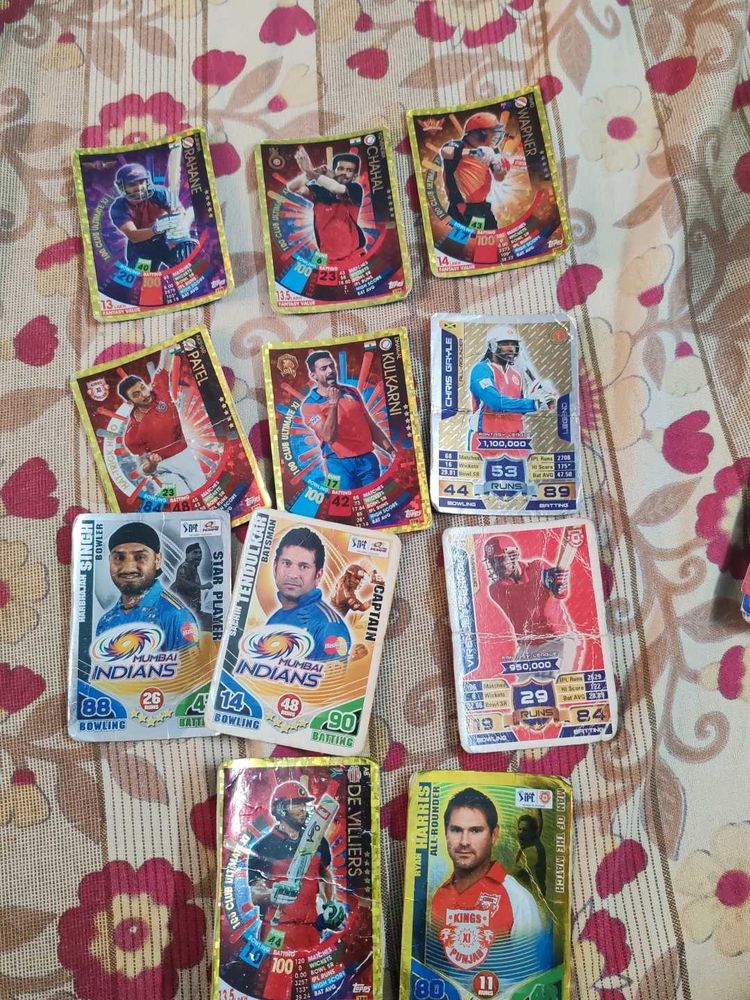 Cricket Trading Cards Collection