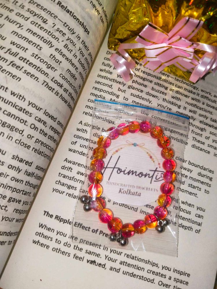 Customized Crystal glass beads bracelets