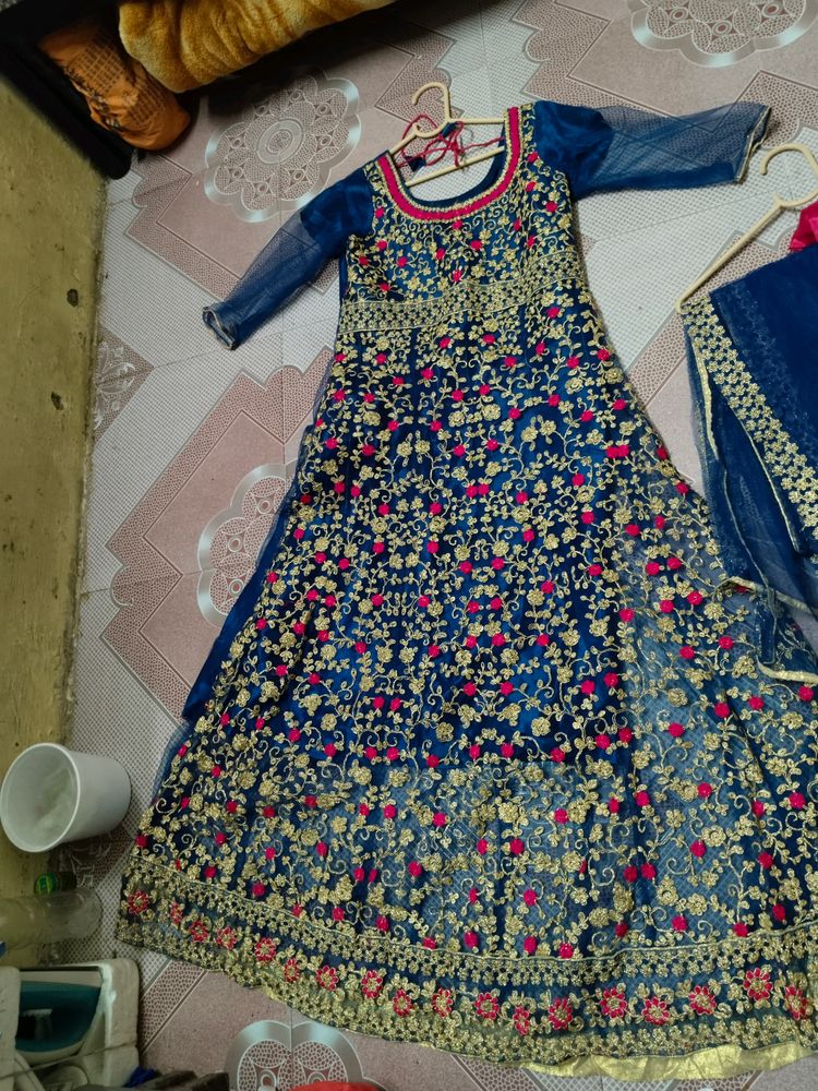 Gown And Pand With Dupatta