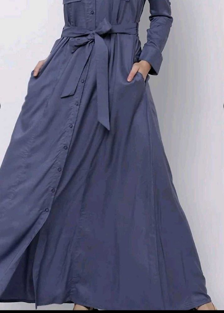 Elegant Blue Maxi/gown/Abaya