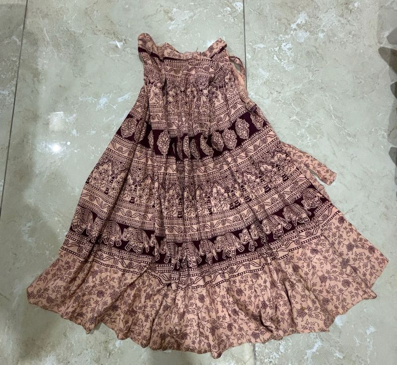 Wrap Around Ethnic Ghaghra