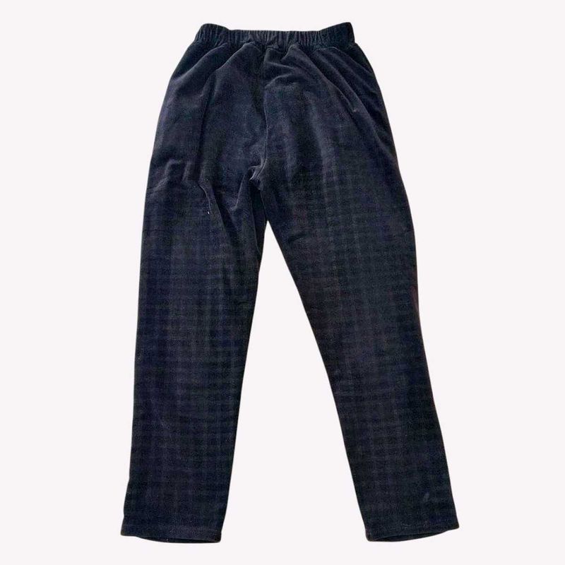Velvet Checkered Pants