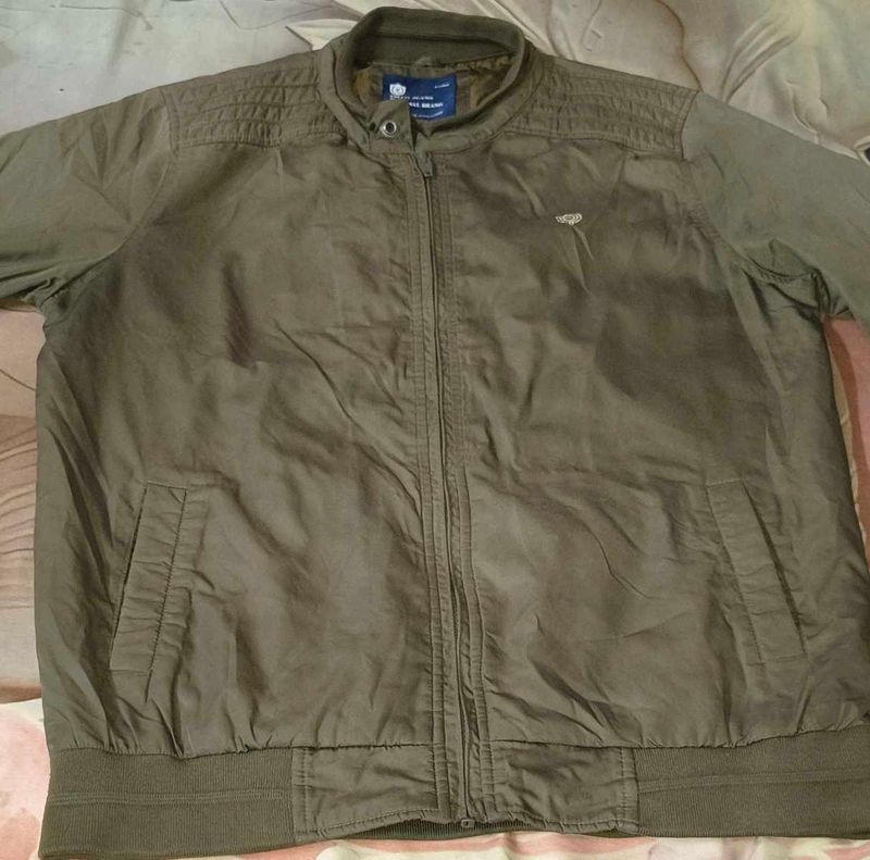 Men's Olive Green Bomber Jacket