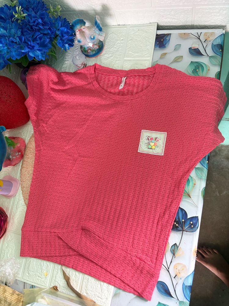 Cute Pink Tunic Top
