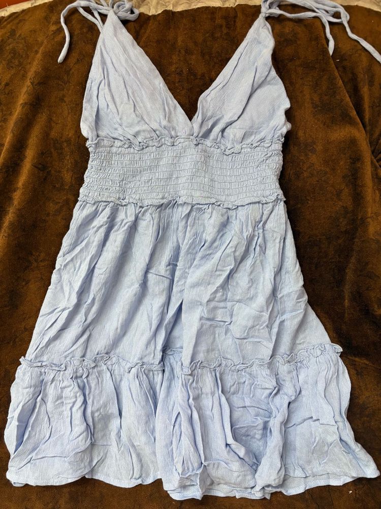 Blue sundress