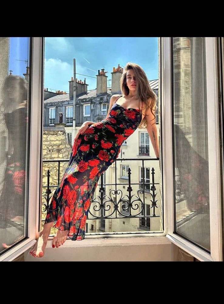 Newme Floral Maxi Dress