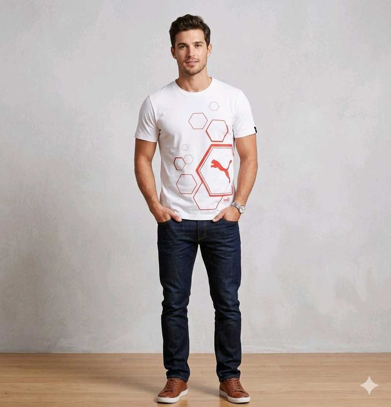 Puma Men's Graphic Print T-Shirt