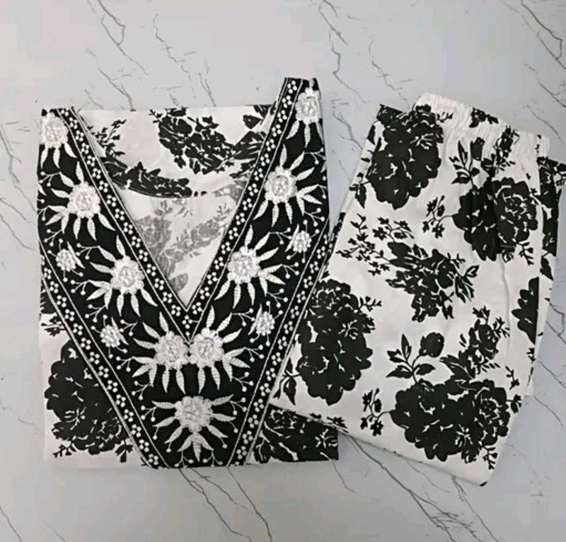 Floral Print Pajama Set