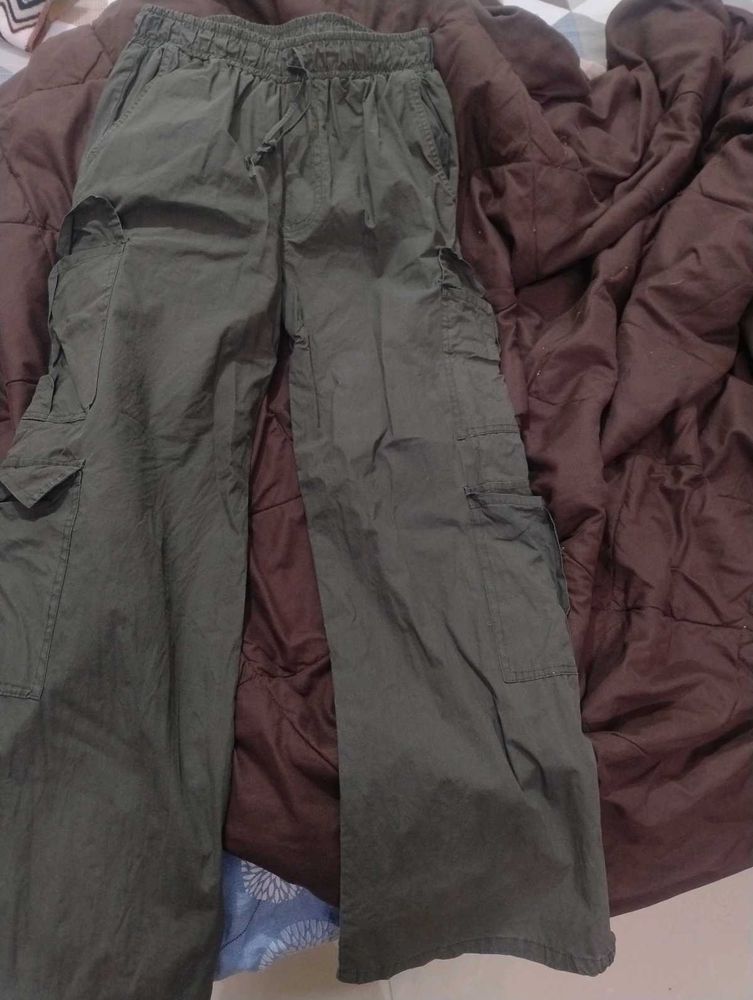 Olive Green Cargo Pants