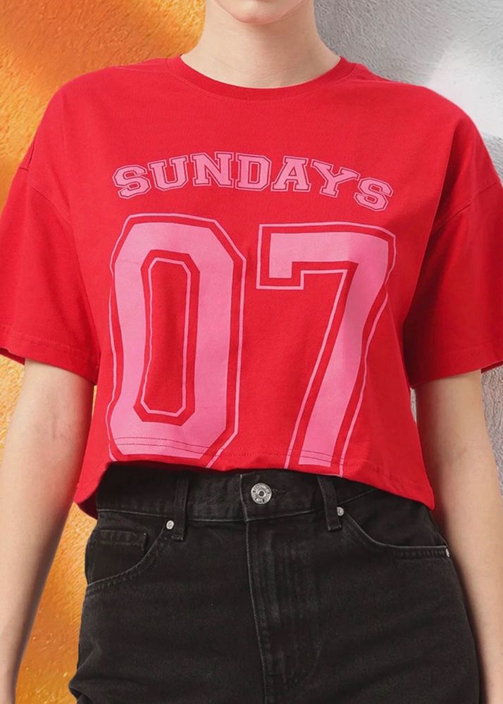 Red Graphic T-Shirt