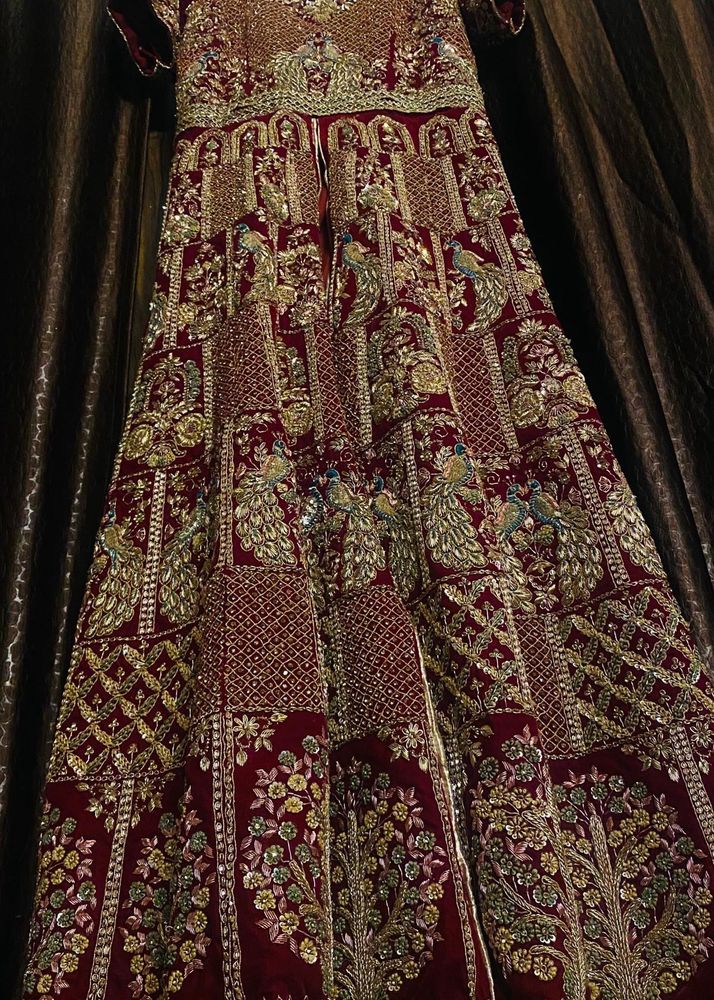 Dabka 3 piece Pakistani gown