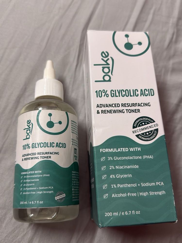Bake 10% Glycolic Acid Toner