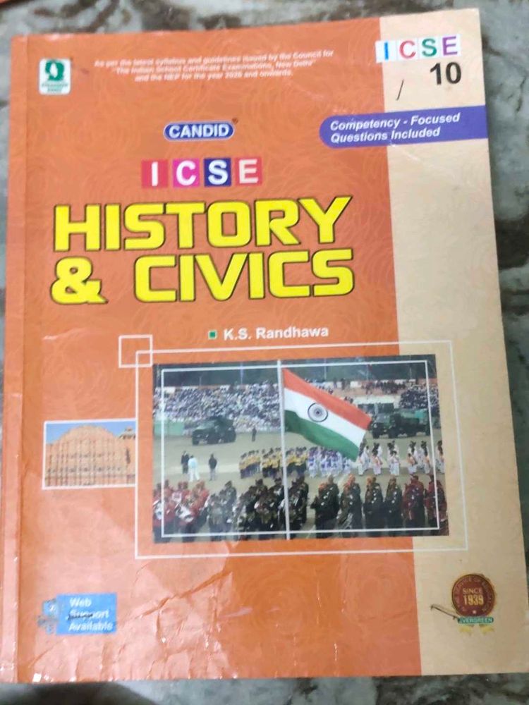 ICSE History &amp; Civics Class 10 Book