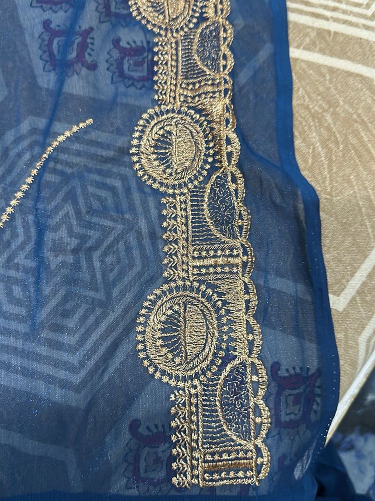 beautiful Blue saree