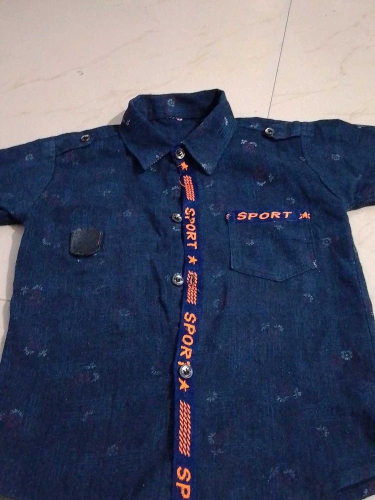 3 Blue Sport Shirt Combo Offer