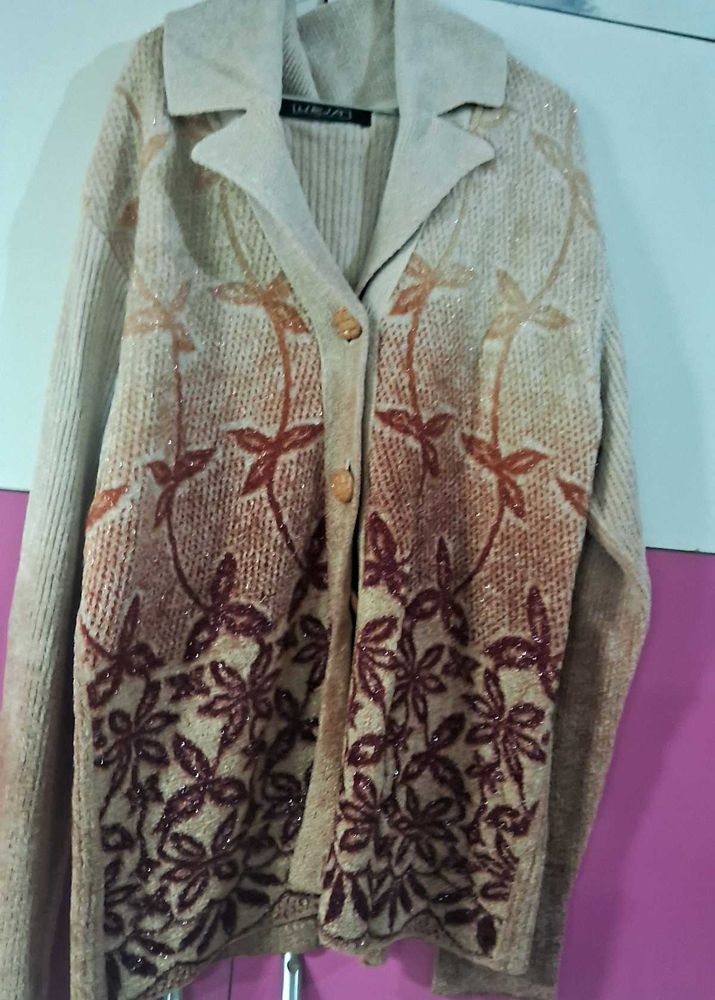 Floral Pattern Cardigan