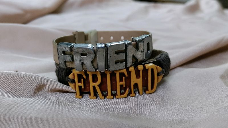 Combo Of 2 Friends Bracelet / Rakhi.