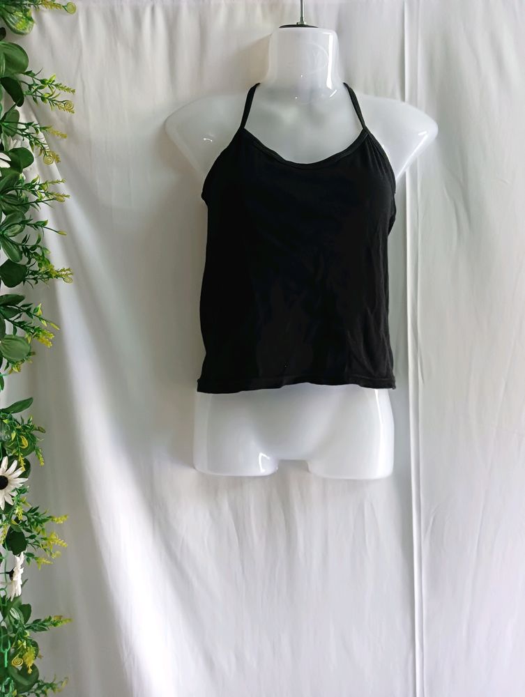 Black Halter Neck Camisole