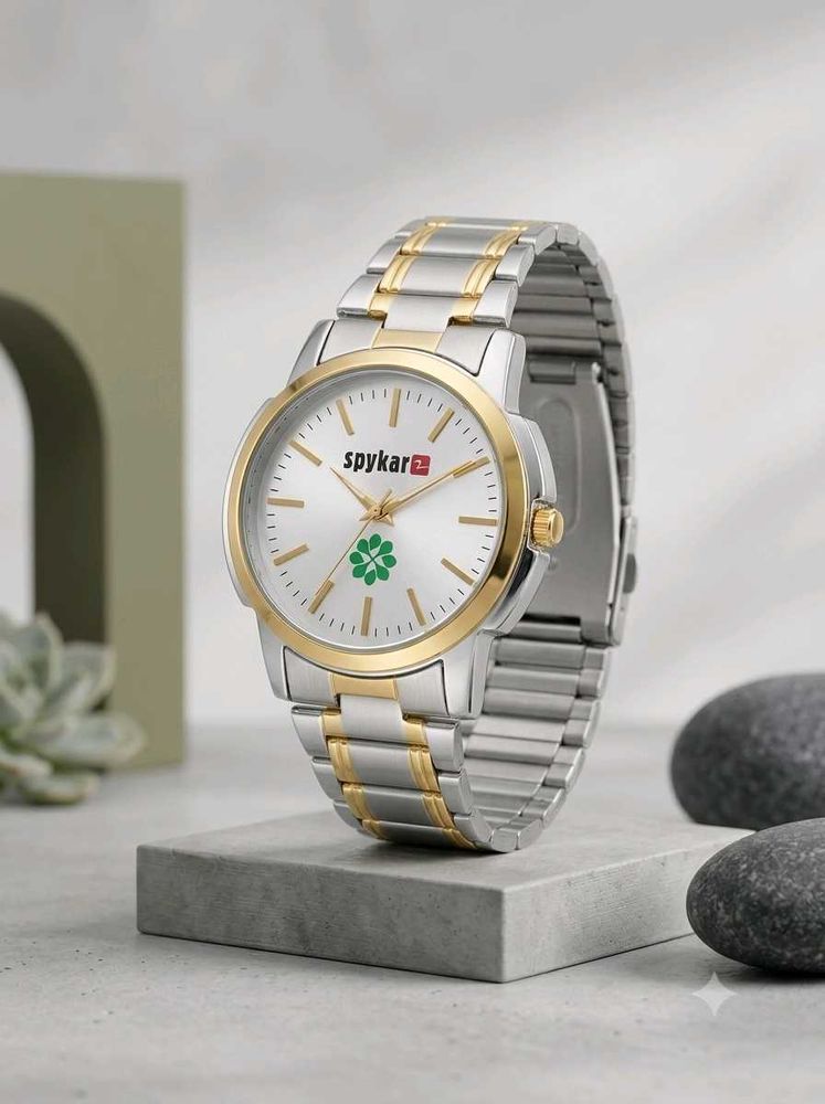 Totally new Stylish Silver &amp; Gold Tone Watch