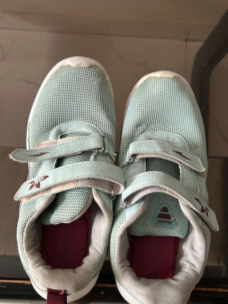 Light Blue Athletic Shoes