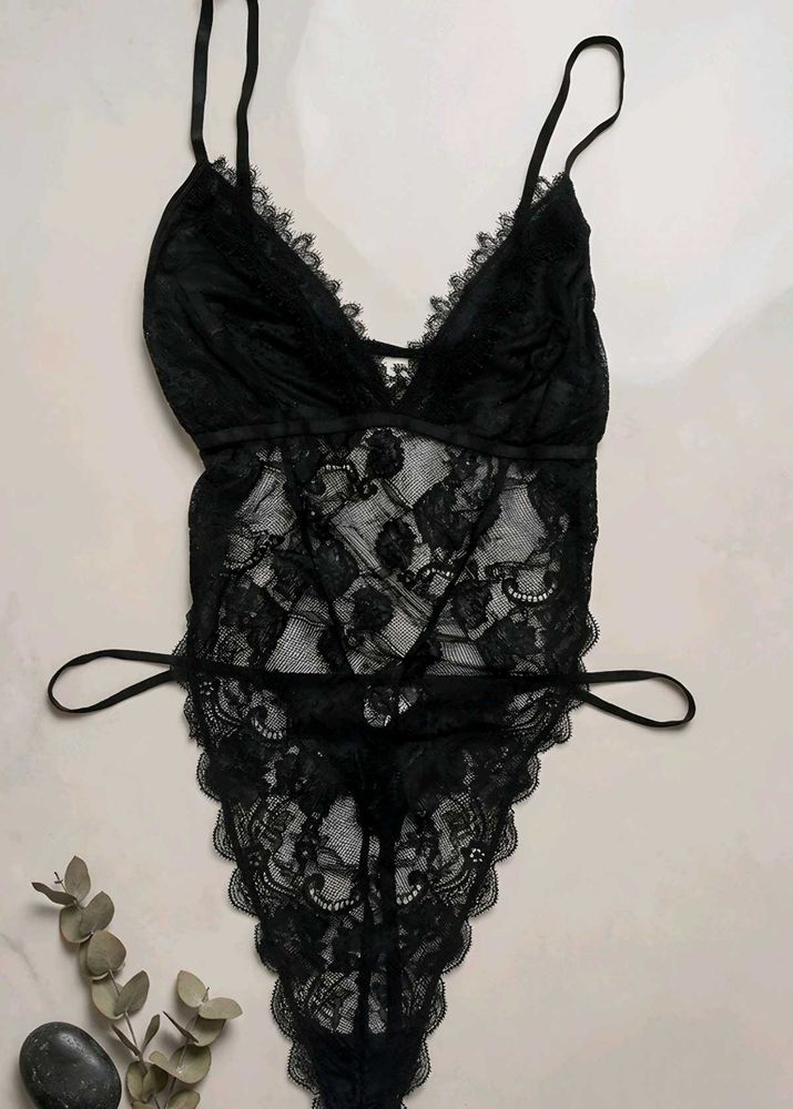 Black Lace Bodysuit