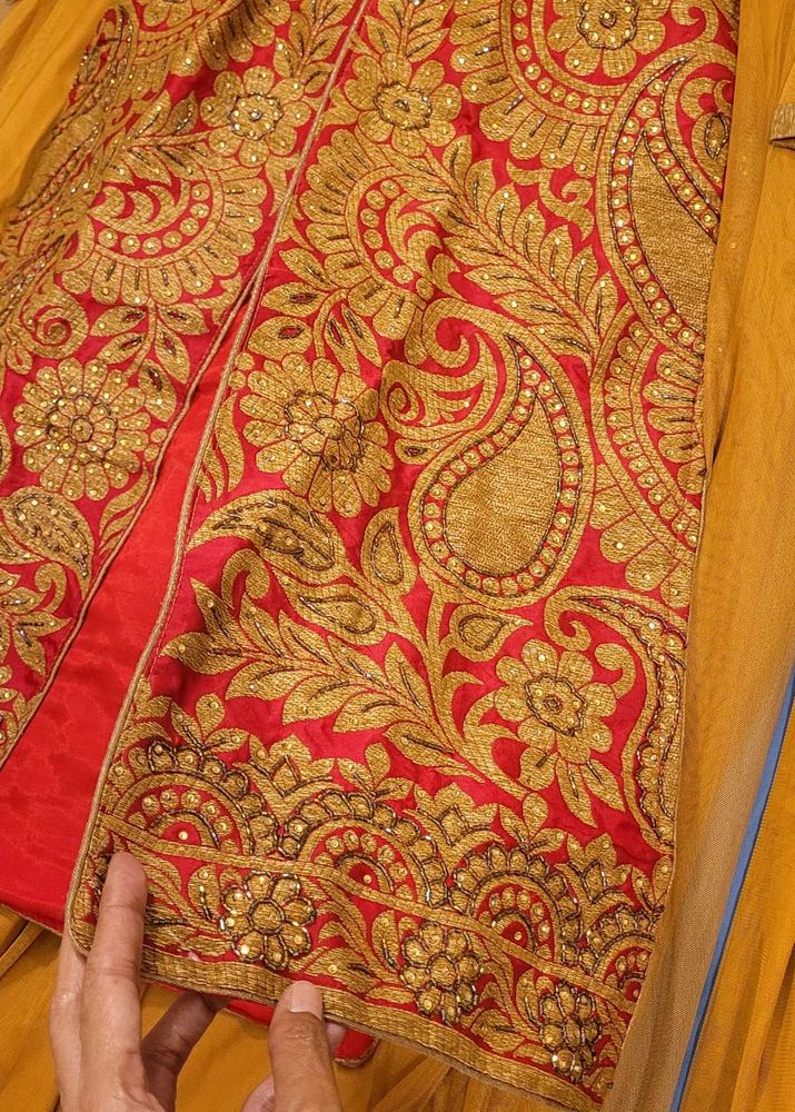 Embroidered Jardozi PARTY WEAR SHARARA SET