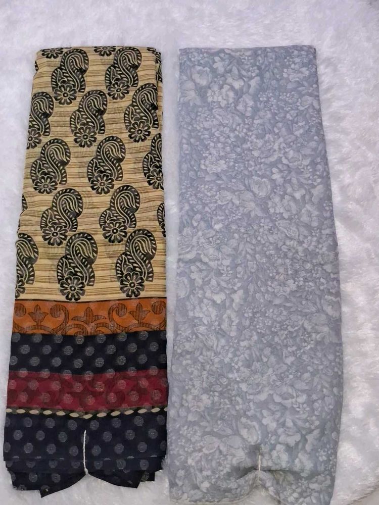 Beautiful Printed Saree 2pcs without blouse
