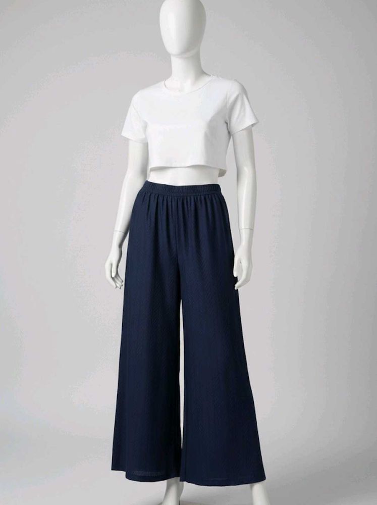 Navy Blue Palazzo Pants 🖤