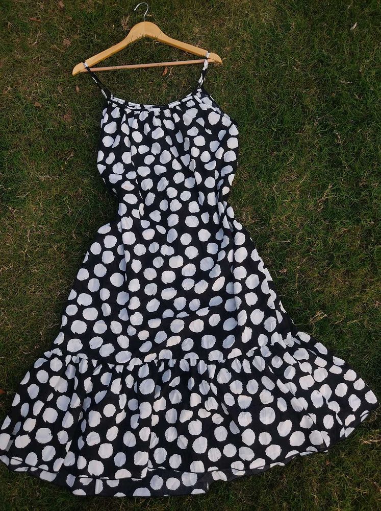 Polka Dot Dress. Perfect For A Picnic Date:)