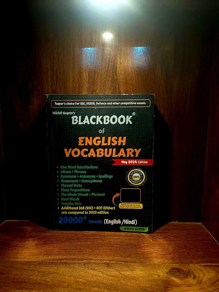 Blackbook of English Vocabulary 2024
